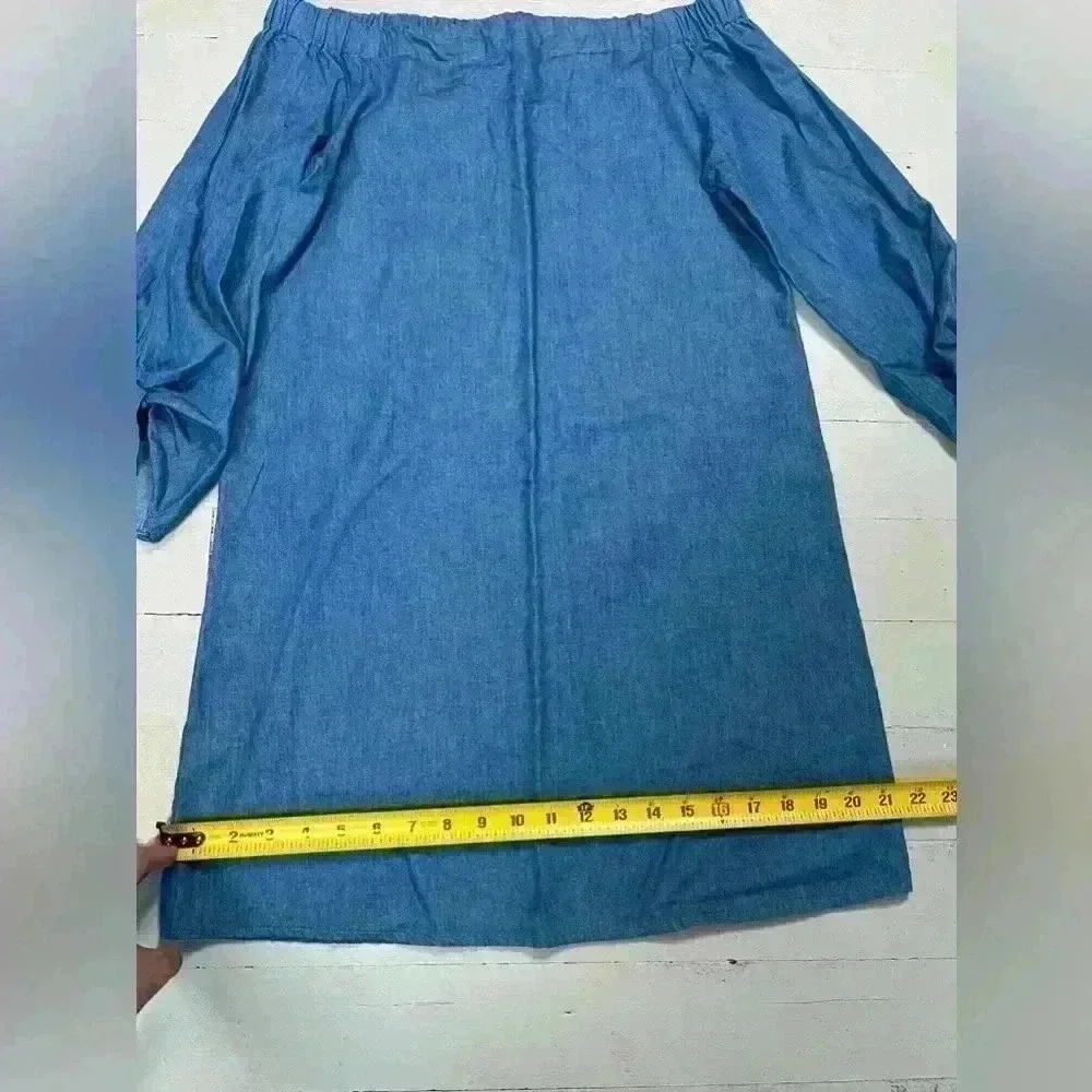 Altar’d State Blue Off The Shoulder Dress Women’s‎ Size Small